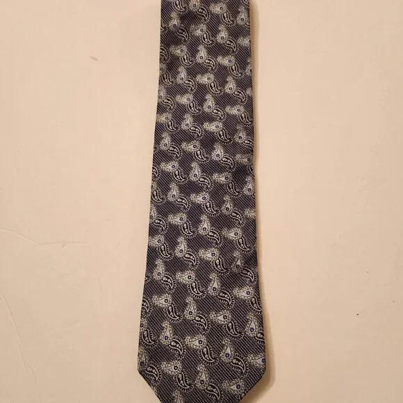 Ermenegildo Zegna men's new 100%silk tie